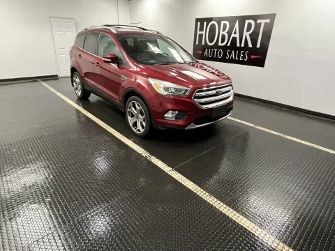 Red 2017 Ford Escape Titanium for sale in Hobart, IN