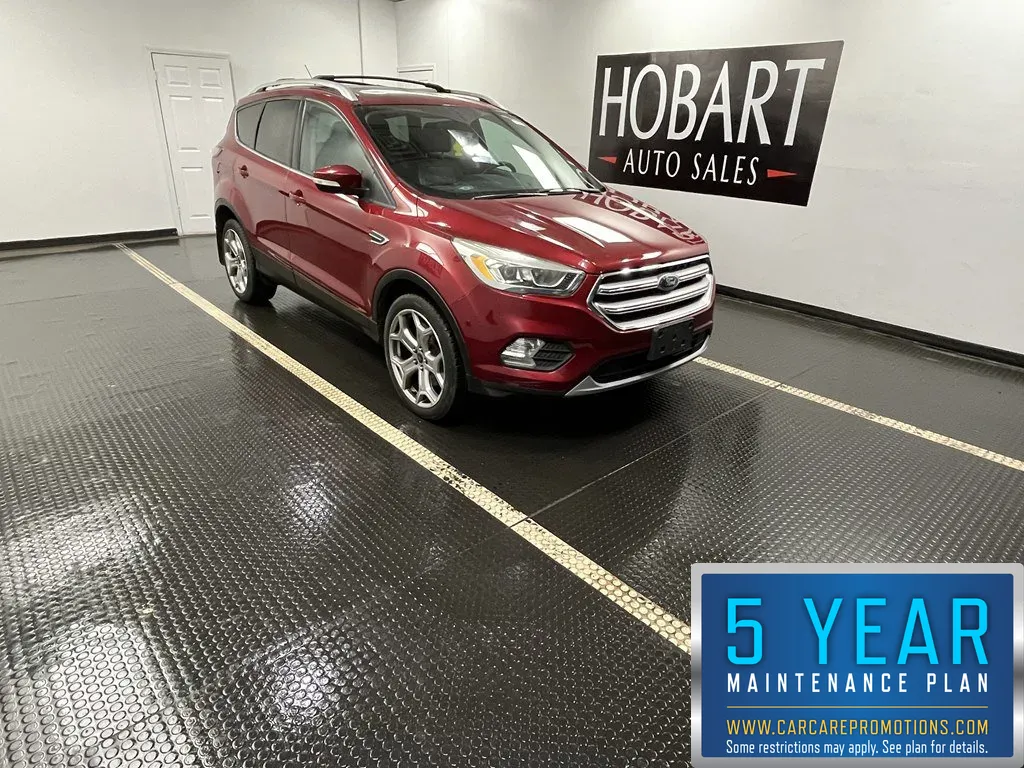 Red 2017 Ford Escape Titanium for sale in Hobart, IN