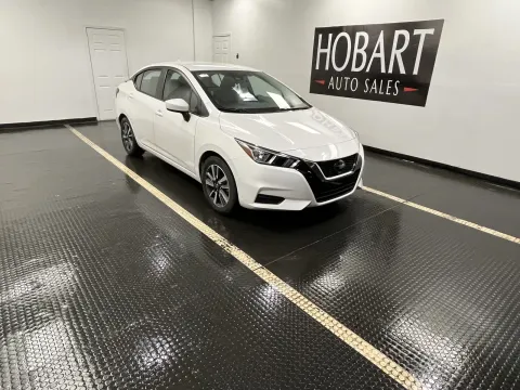 White 2022 Nissan Versa SV for sale in Hobart, IN