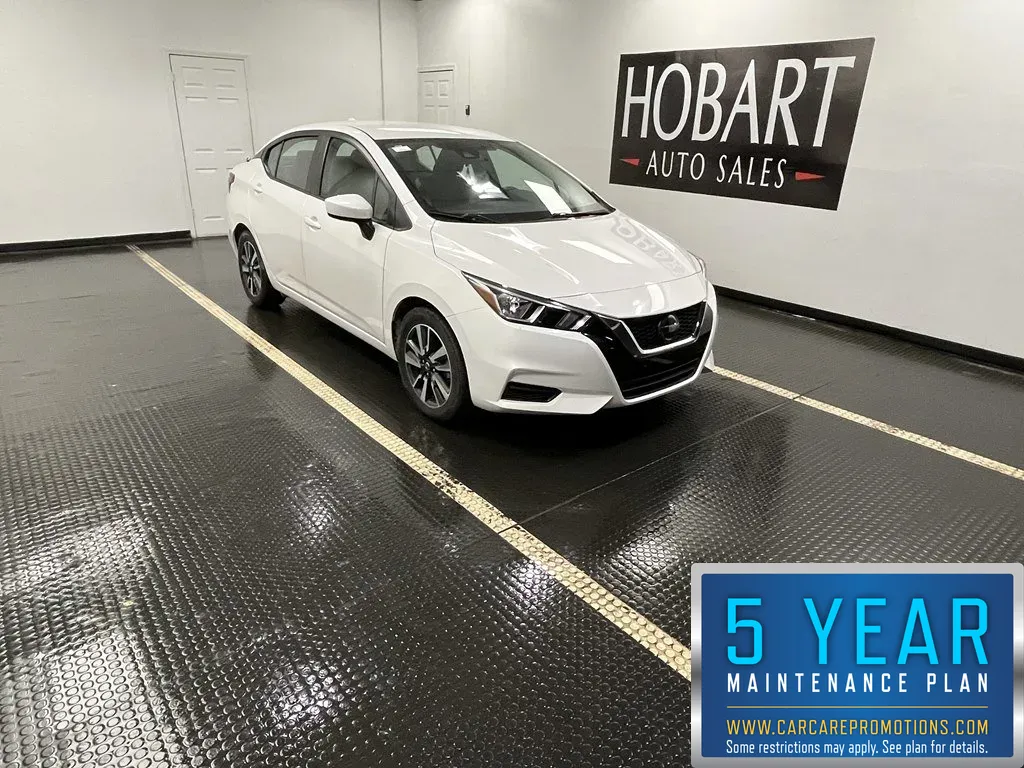 White 2022 Nissan Versa SV for sale in Hobart, IN