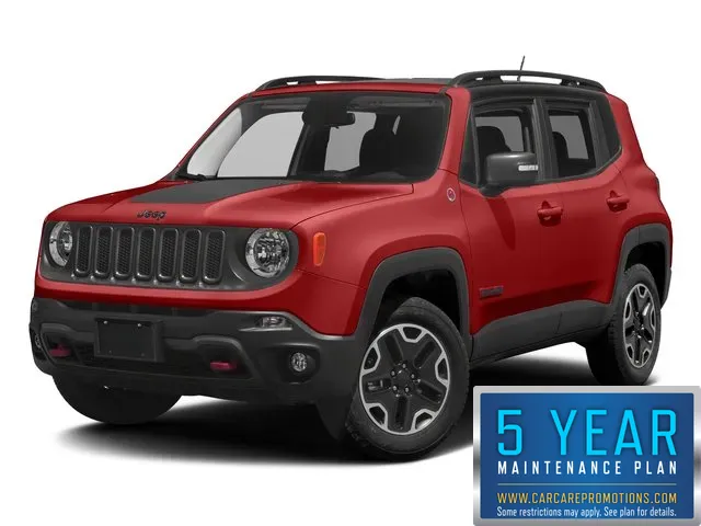 Red 2017 Jeep Renegade Trailhawk for sale in Hobart, IN