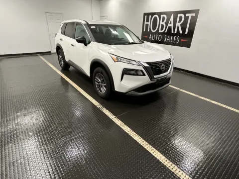 White 2023 Nissan Rogue S for sale in Hobart, IN
