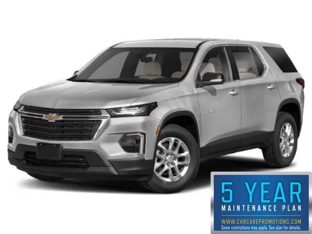 Silver 2022 Chevrolet Traverse LT Cloth for sale in Hobart, IN