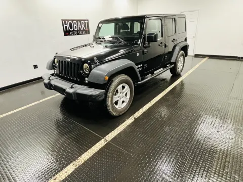 Another view of 2017 Jeep Wrangler Unlimited Sport for sale in Hobart, IN at Hobart Auto Sales