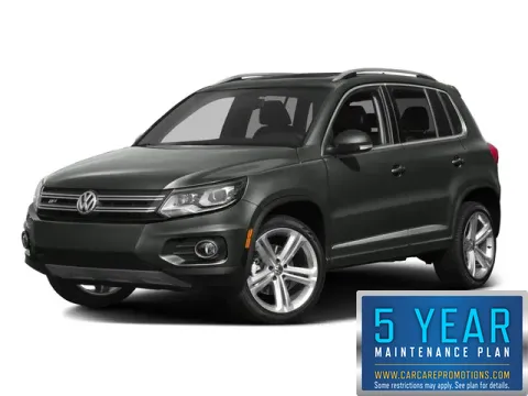 Black 2016 Volkswagen Tiguan for sale in Hobart, IN