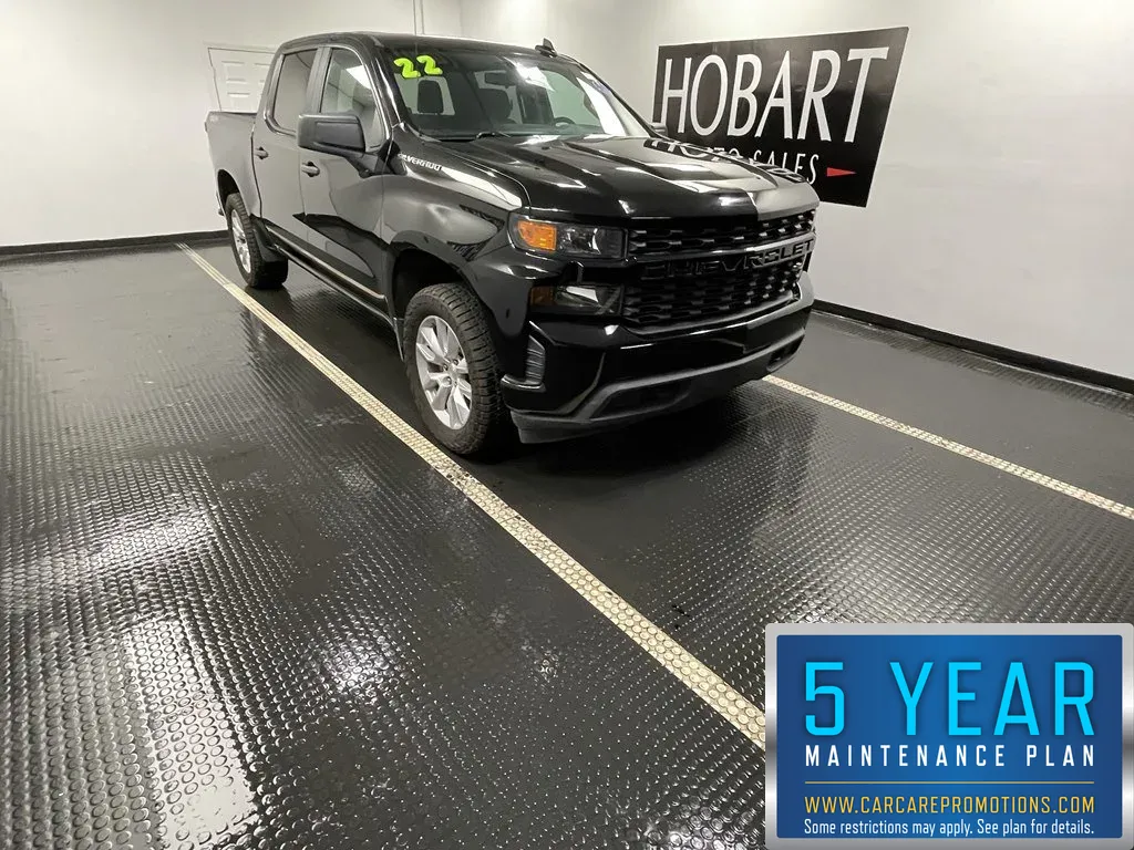 Black 2022 Chevrolet Silverado 1500 LTD Custom for sale in Hobart, IN