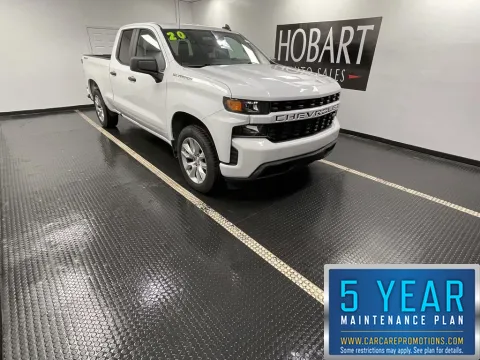 White 2020 Chevrolet Silverado 1500 Custom for sale in Hobart, IN