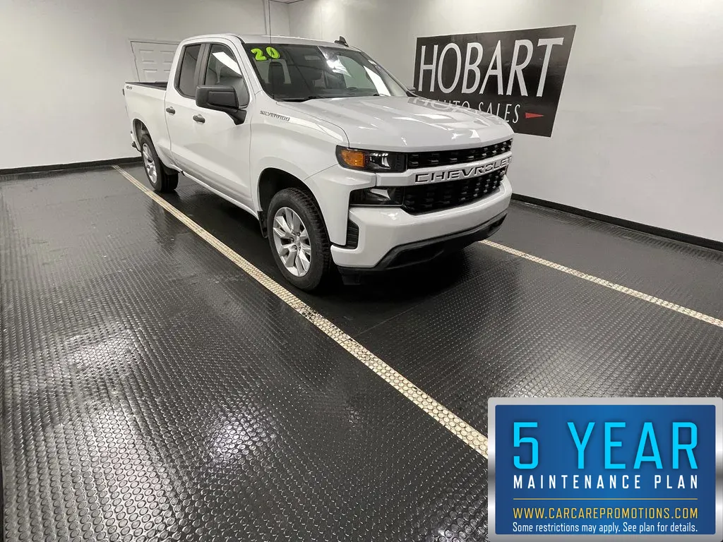 White 2020 Chevrolet Silverado 1500 Custom for sale in Hobart, IN