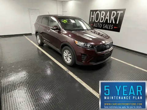 Red 2019 Kia Sorento LX V6 for sale in Hobart, IN