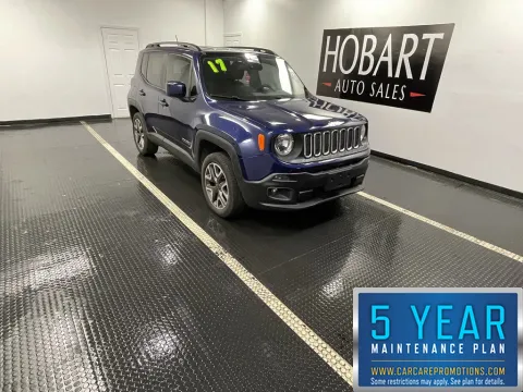 Blue 2017 Jeep Renegade Latitude for sale in Hobart, IN
