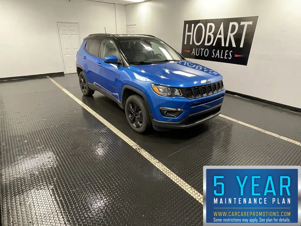 Blue 2021 Jeep Compass Altitude for sale in Hobart, IN