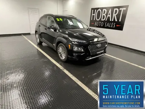 Black 2020 Hyundai Kona SEL Plus for sale in Hobart, IN