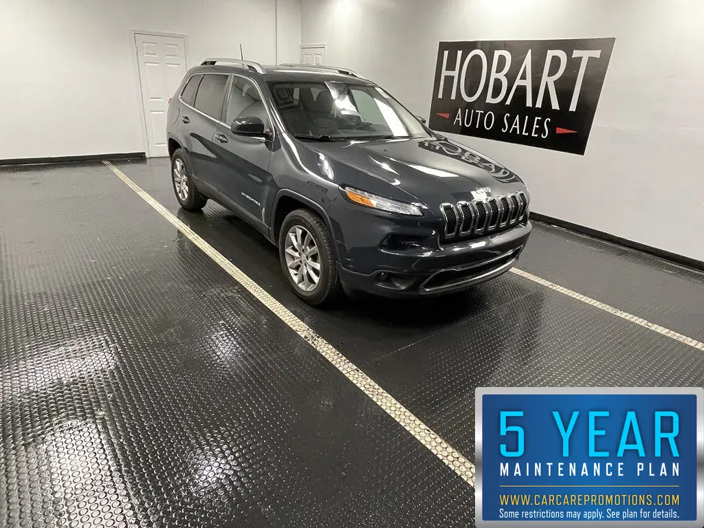 Gray 2018 Jeep Cherokee Limited for sale in Hobart, IN