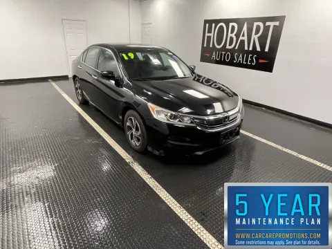 Black 2016 Honda Accord Sedan LX for sale in Hobart, IN