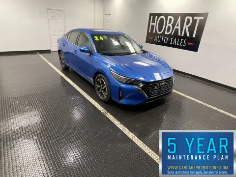 Blue 2024 Nissan Sentra SV for sale in Hobart, IN