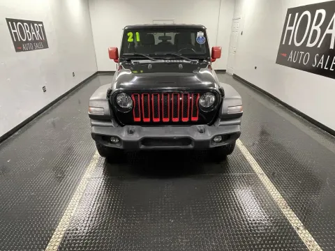 Photos of 2021 Jeep Wrangler Unlimited Sport S for sale in Hobart, IN at Hobart Auto Sales