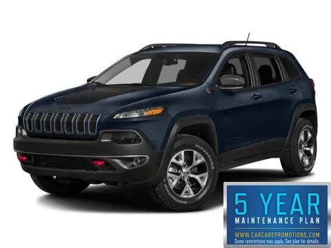 Blue 2016 Jeep Cherokee Trailhawk for sale in Hobart, IN
