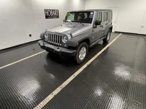 Another view of 2017 Jeep Wrangler Unlimited Sport for sale in Hobart, IN at Hobart Auto Sales