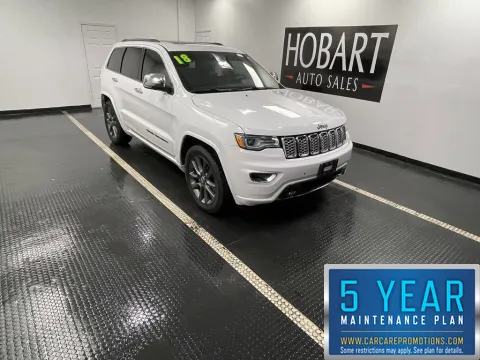 White 2018 Jeep Grand Cherokee Overland for sale in Hobart, IN