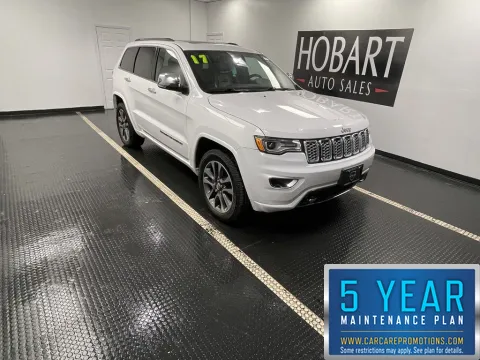 White 2017 Jeep Grand Cherokee Overland for sale in Hobart, IN