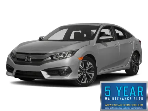 Red 2017 Honda Civic Sedan EX-T for sale in Hobart, IN
