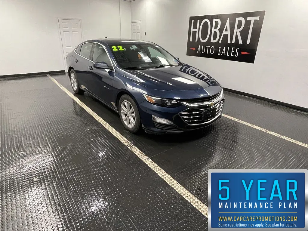 Blue 2022 Chevrolet Malibu LT for sale in Hobart, IN