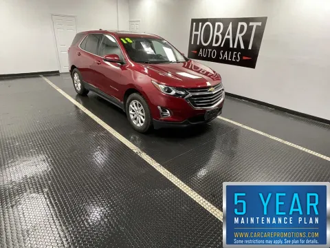 Red 2018 Chevrolet Equinox LT for sale in Hobart, IN