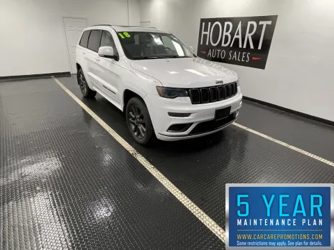 White 2018 Jeep Grand Cherokee High Altitude for sale in Hobart, IN