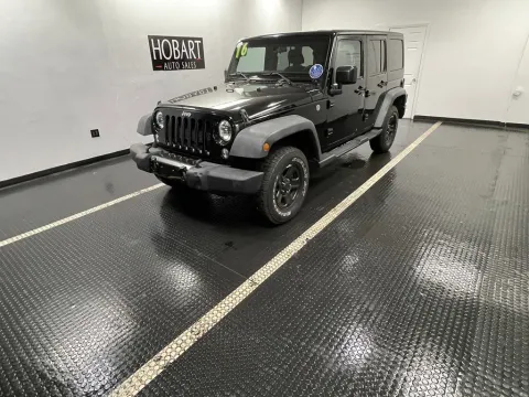 Another view of 2016 Jeep Wrangler Unlimited Sport for sale in Hobart, IN at Hobart Auto Sales