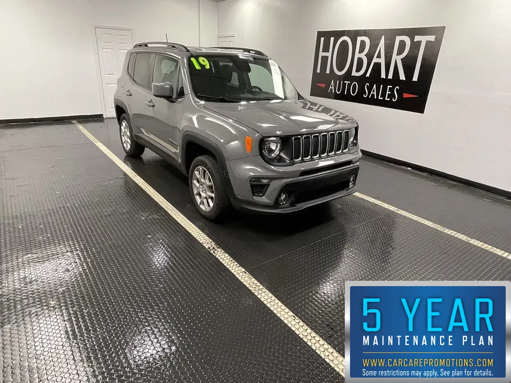 Gray 2019 Jeep Renegade Latitude for sale in Hobart, IN