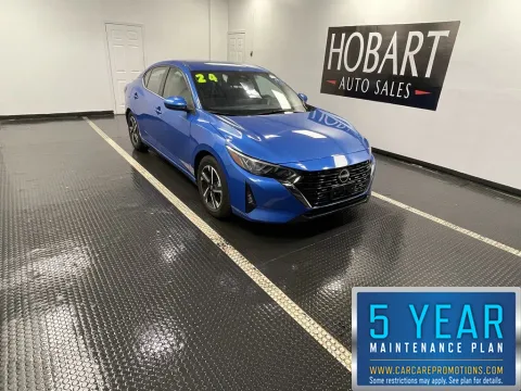 Blue 2024 Nissan Sentra SV for sale in Hobart, IN