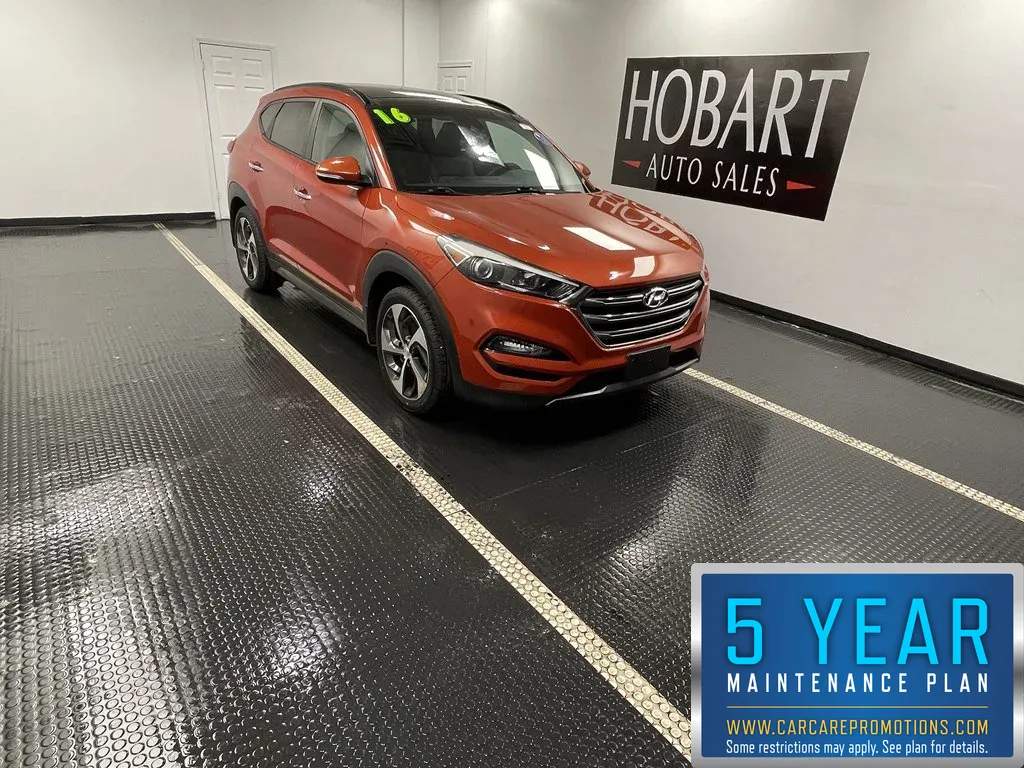 Orange 2016 Hyundai Tucson Limited for sale in Hobart, IN