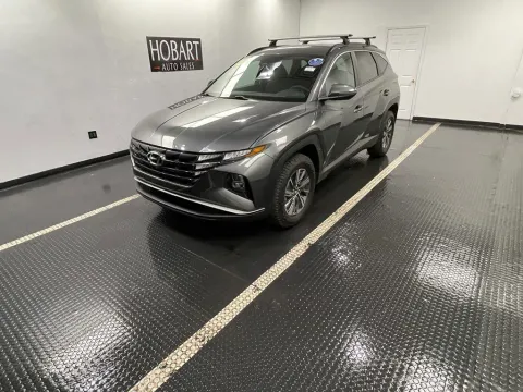 Another view of 2022 Hyundai Tucson Hybrid Blue for sale in Hobart, IN at Hobart Auto Sales