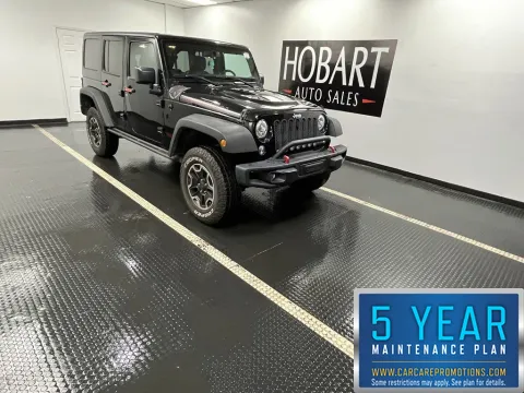 Black 2017 Jeep Wrangler Unlimited Rubicon Hard Rock for sale in Hobart, IN