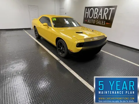 Yellow 2018 Dodge Challenger SXT for sale in Hobart, IN