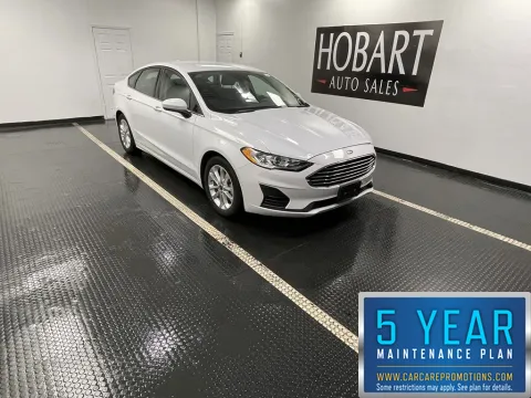 White 2019 Ford Fusion SE for sale in Hobart, IN