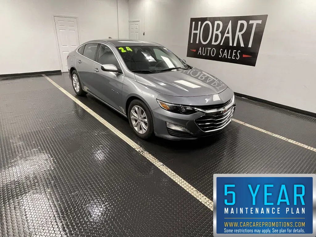 Silver 2024 Chevrolet Malibu LT for sale in Hobart, IN