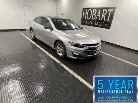 Silver 2021 Chevrolet Malibu LS for sale in Hobart, IN