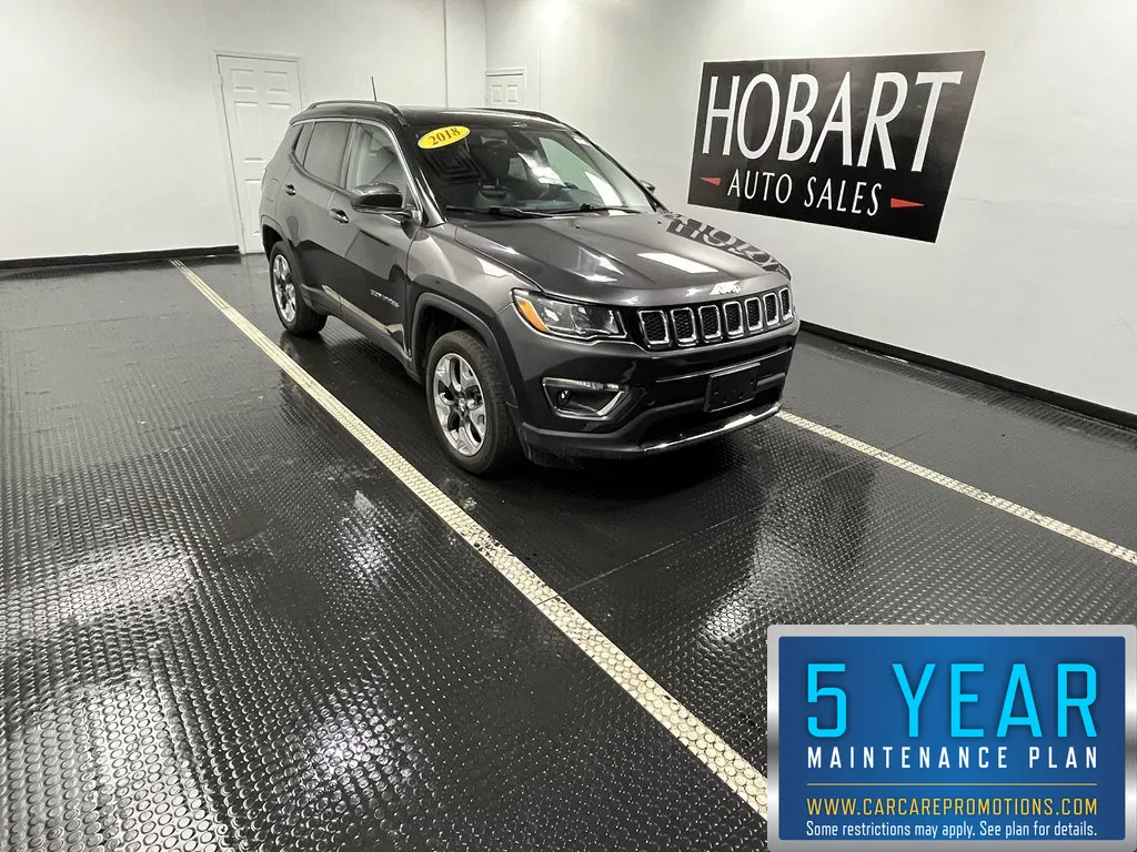 Gray 2018 Jeep Compass Limited for sale in Hobart, IN