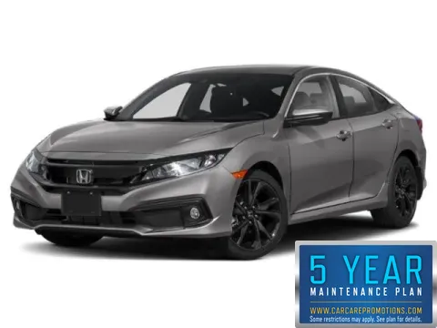 Silver 2019 Honda Civic Sedan Sport for sale in Hobart, IN