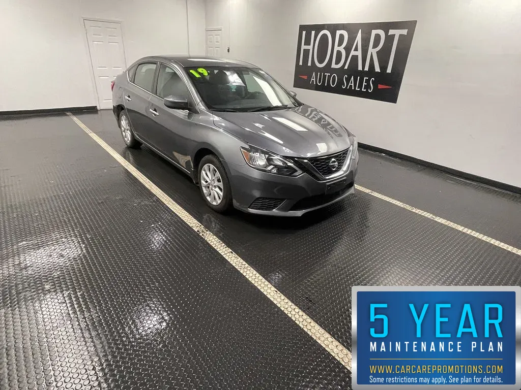 Gray 2019 Nissan Sentra SV for sale in Hobart, IN