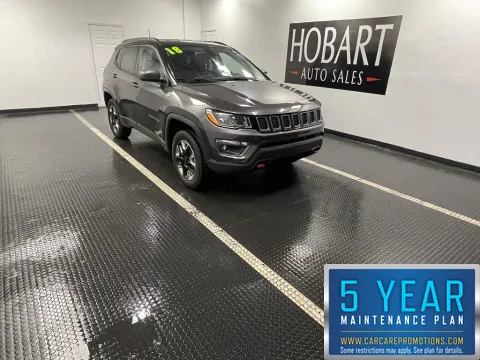 Gray 2018 Jeep Compass Trailhawk for sale in Hobart, IN
