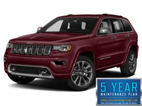 Red 2018 Jeep Grand Cherokee Overland for sale in Hobart, IN