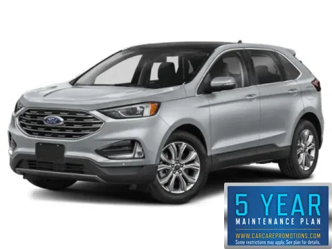 Gray 2022 Ford Edge Titanium for sale in Hobart, IN