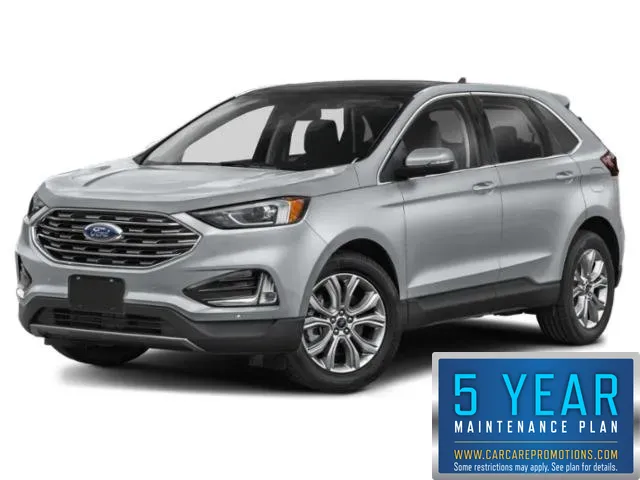 Gray 2022 Ford Edge Titanium for sale in Hobart, IN