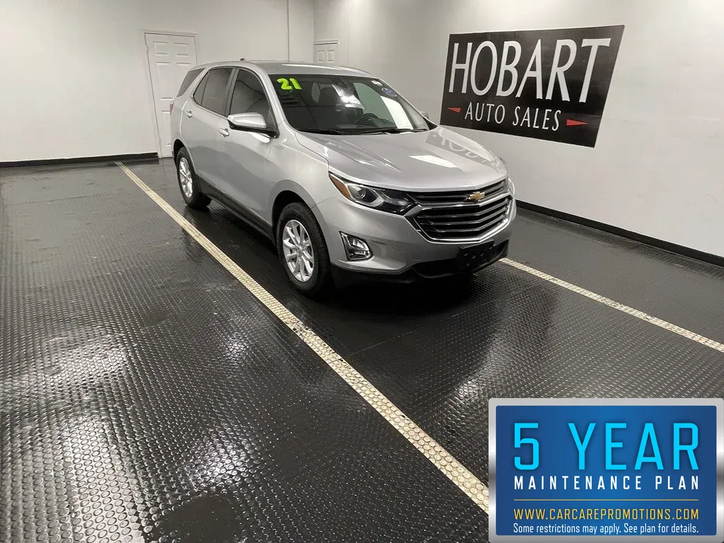Silver 2021 Chevrolet Equinox LT for sale in Hobart, IN
