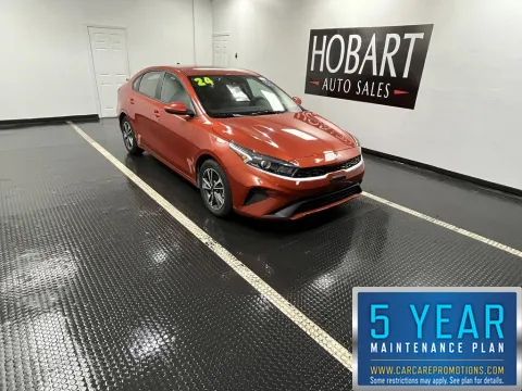 Orange 2024 Kia Forte for sale in Hobart, IN