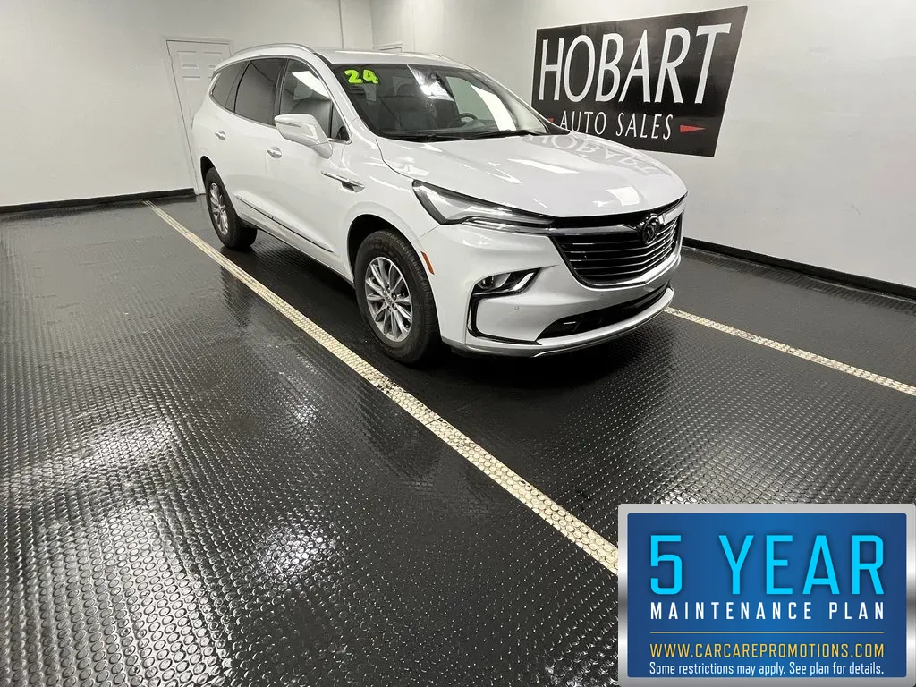 White 2024 Buick Enclave Premium for sale in Hobart, IN
