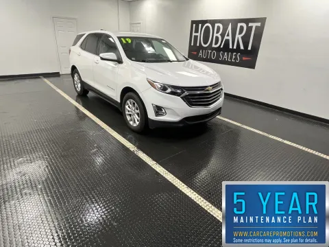 White 2019 Chevrolet Equinox LT for sale in Hobart, IN