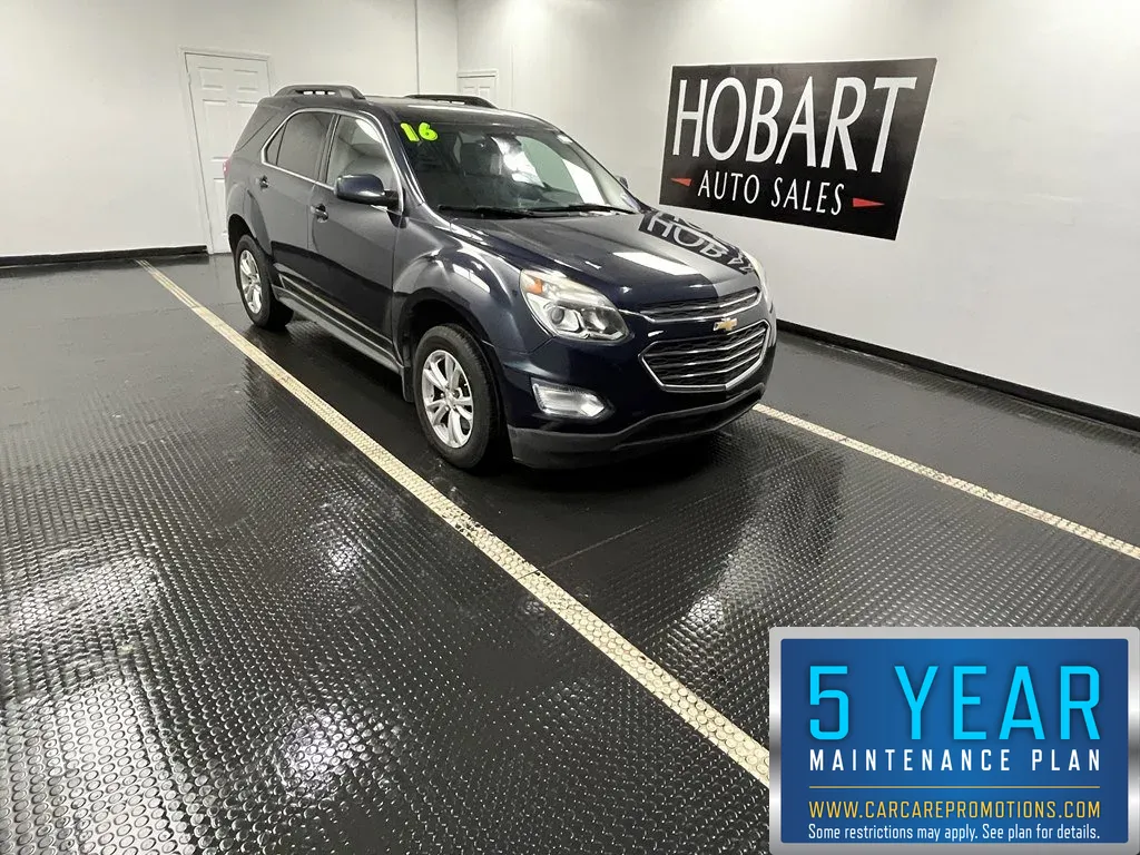 Blue 2016 Chevrolet Equinox LT for sale in Hobart, IN